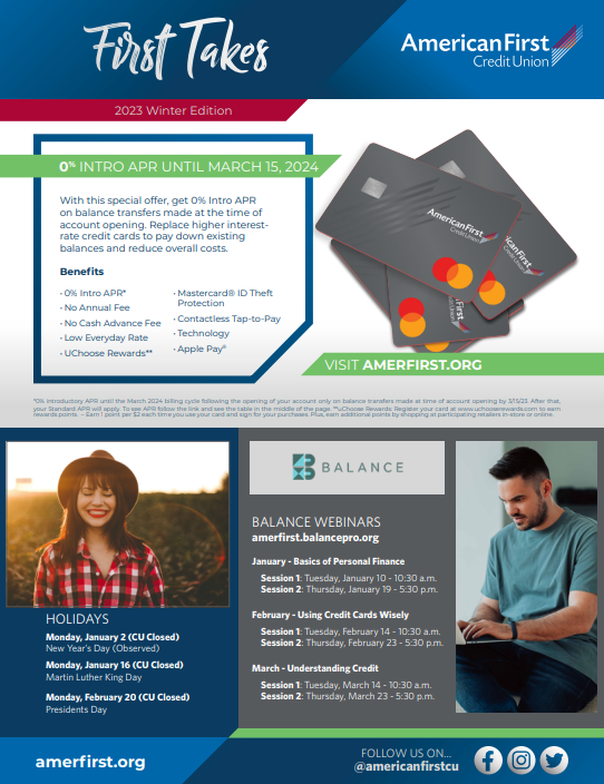 cover of winter 2023 newsletter